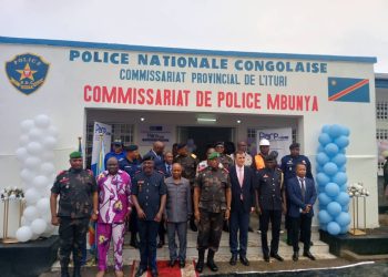 Bunia : inauguration de trois bâtiments administratifs du commissariat de la police