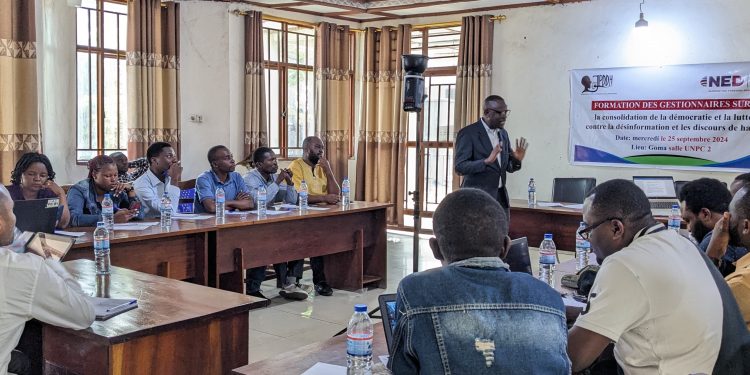Goma : les journalistes s&rsquo;engagent à lutter contre la désinformation et les discours de haine