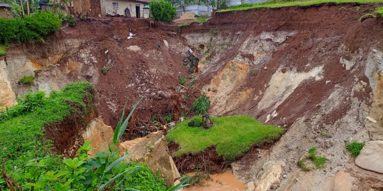 Butembo : plusieurs parcelles en voie de disparition suite aux érosions à Bulengera