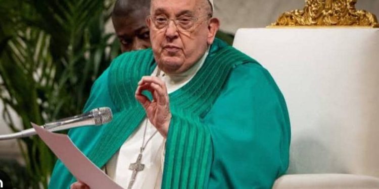 pape - Agora Grands-Lacs Crise sécuritaire à l’Est : le Pape François appelle au cessez-le-feu !