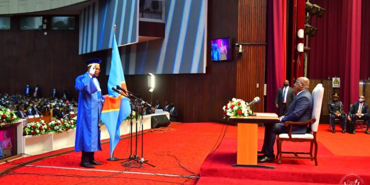 Cour constitutionnelle : deux juges et un Procureur général prêtent serment devant Félix Tshisekedi