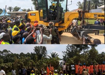 Beni : la réhabilitation de la route Kamango-Mbau officiellement lancée