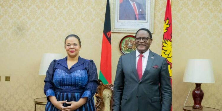 Diplomatie : Thérèse Wagner a rencontré Chakwera !