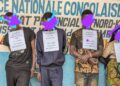 Insécurité à Butembo : présentation de quatre présumés bandits à la mairie