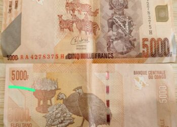 Franc congolais : ce constat alarmant du manque du sigle « C » après F sur les billets de 5 000 Francs