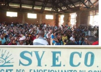 Rutshuru : les enseignants du SYECO réclament près de 4 mois d’arriérés de salaire