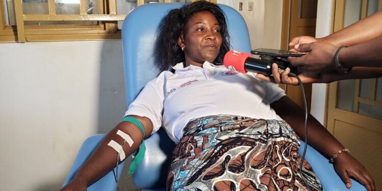 IMG-20250614-WA0078 - Agora Grands-Lacs Butembo : sauvée par une transfusion à l’accouchement, Visika Neema devient donneuse de sang