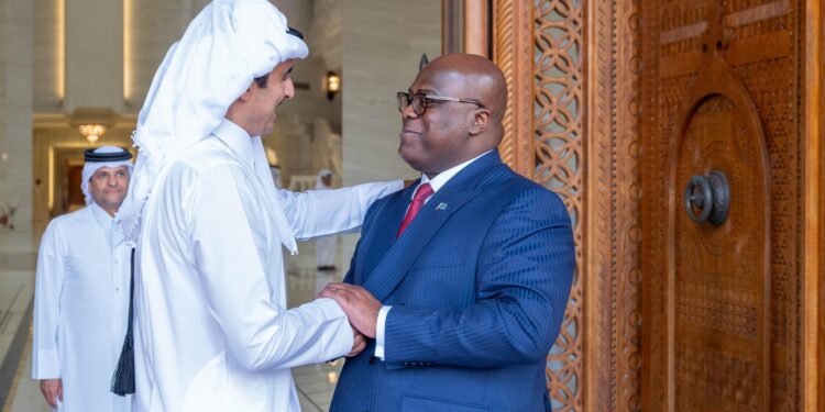L&rsquo;Émir du Qatar déjà à Kinshasa