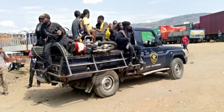 Kasindi : dix présumés bandits présentés à la population