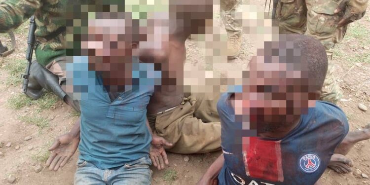 Chute de Luvungi : trois présumés collaborateurs du M23-AFC présentés par l&rsquo;armée