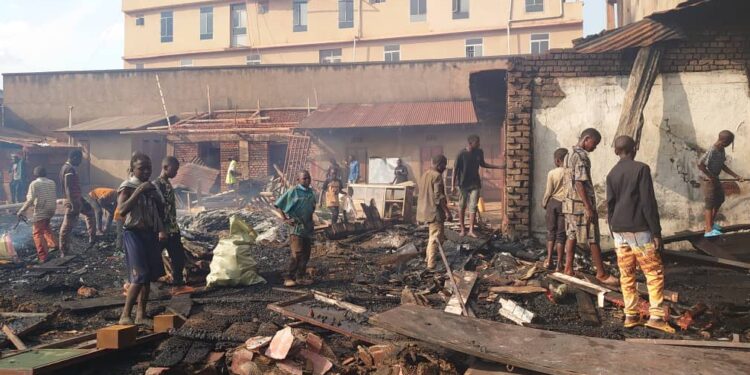 Butembo : des boutiques et une maison d&rsquo;habitation réduites en cendres