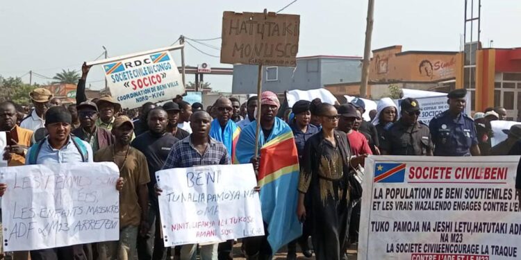 Beni : des jeunes de la Génération Z/RDC interpellés