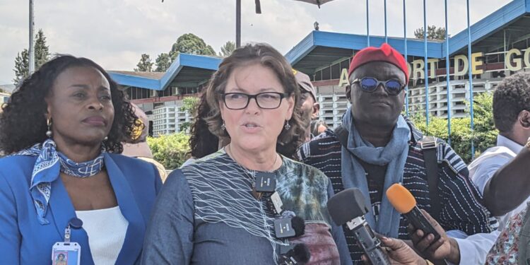 La cheffe par interim de la MONUSCO à Goma pour faire avancer le Mécanisme du cessez-le-feu