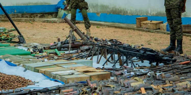 Ituri : en deux semaines, 49 miliciens de la CRP neutralisés et plus de 500 armes saisies (Armée)