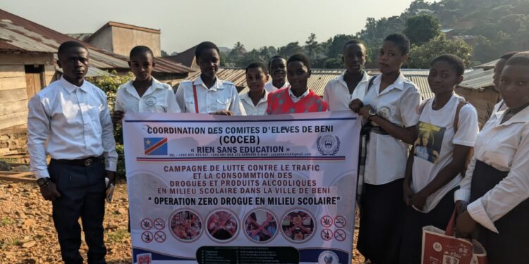 IMG-20260226-WA0075 - Agora Grands-Lacs Beni : la COCEB lance une compagne contre la drogue en milieu scolaire
