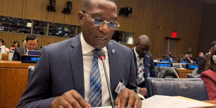 New-York : Guylain Nyembo réaffirme l’engagement de la RDC à transformer les conditions de vie de sa population