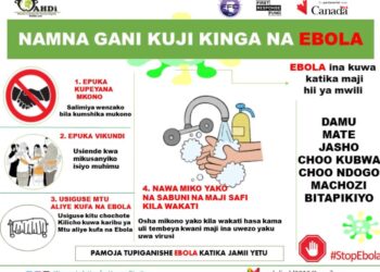 Ebola en RDC : WAHDi Asbl appelle au comportement responsable !