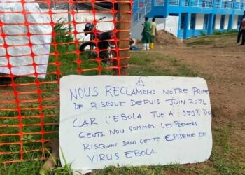 Ebola en Ituri : le personnel soignant reclame encore sa prime